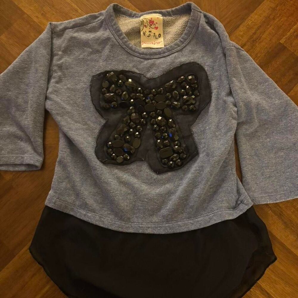 Unbranded Women's Blue and Grey Blouse